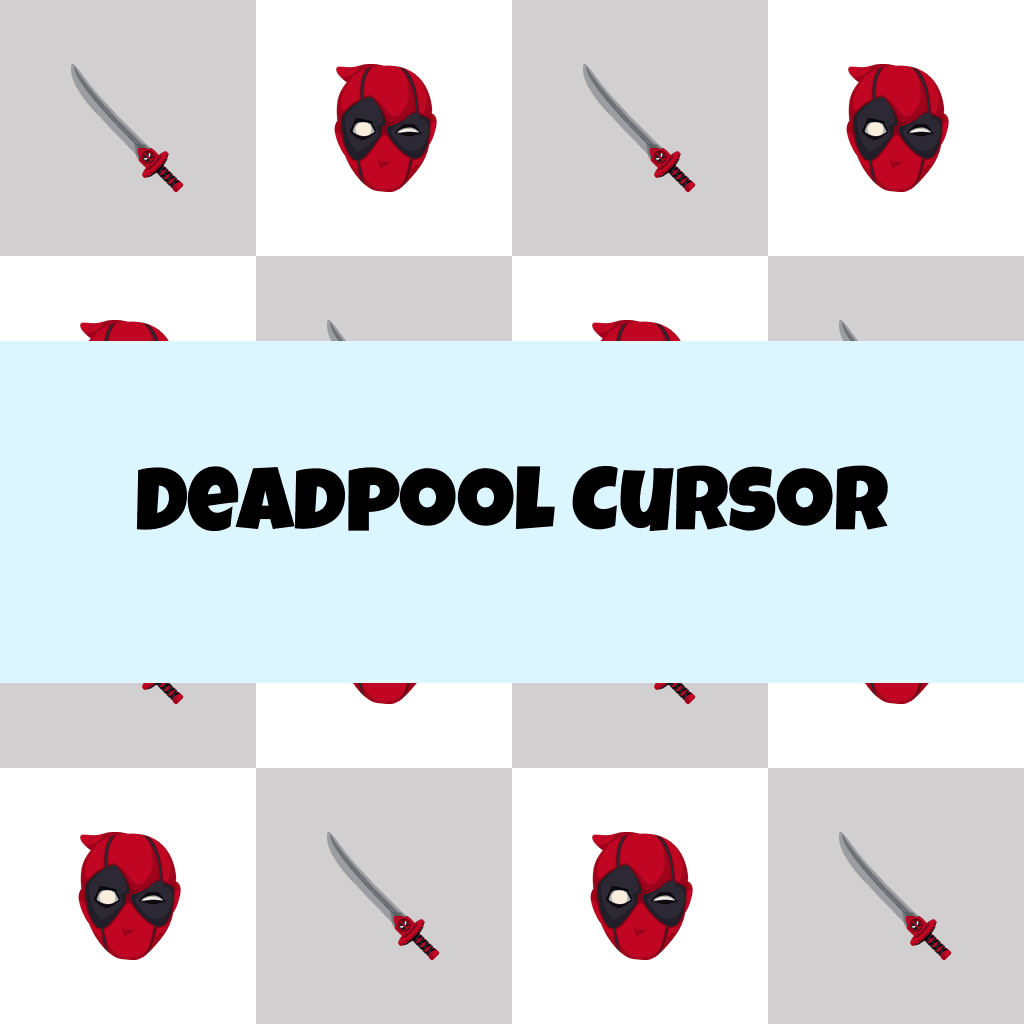 Preview Deadpool cursor custom cursor pack